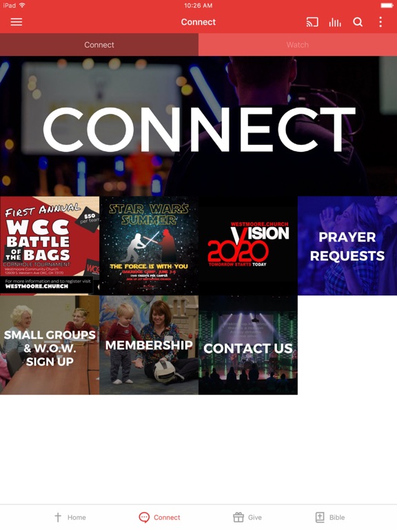Westmoore Community Church OKC iPad screenshot 3 - Lifestyle app