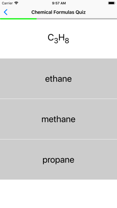 Chemical Formulas Quiz screenshot 4