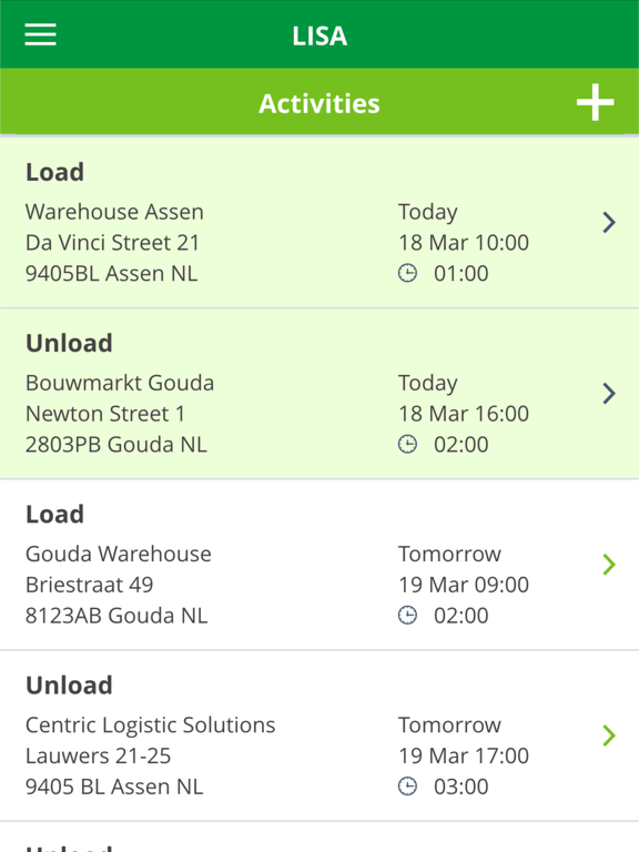 Screenshot #4 pour LISA, the logistics app