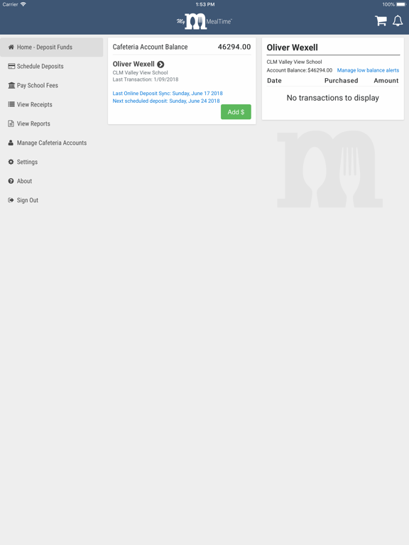 App screenshot