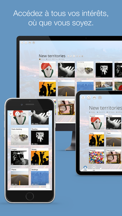 Pearltrees Capture d'écran de l'application