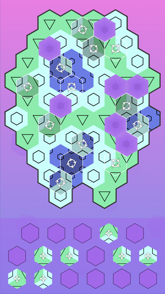 #7. Aurora Hex - Pattern Puzzles (iOS) 由: Final Game Studio