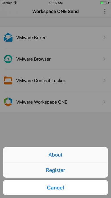 Send - Workspace ONE Screenshot