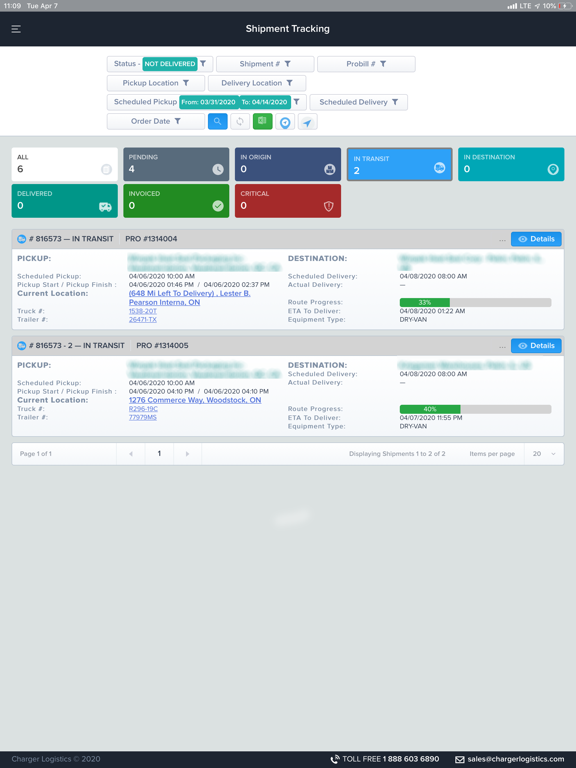 Screenshot #4 pour Charger Tracking