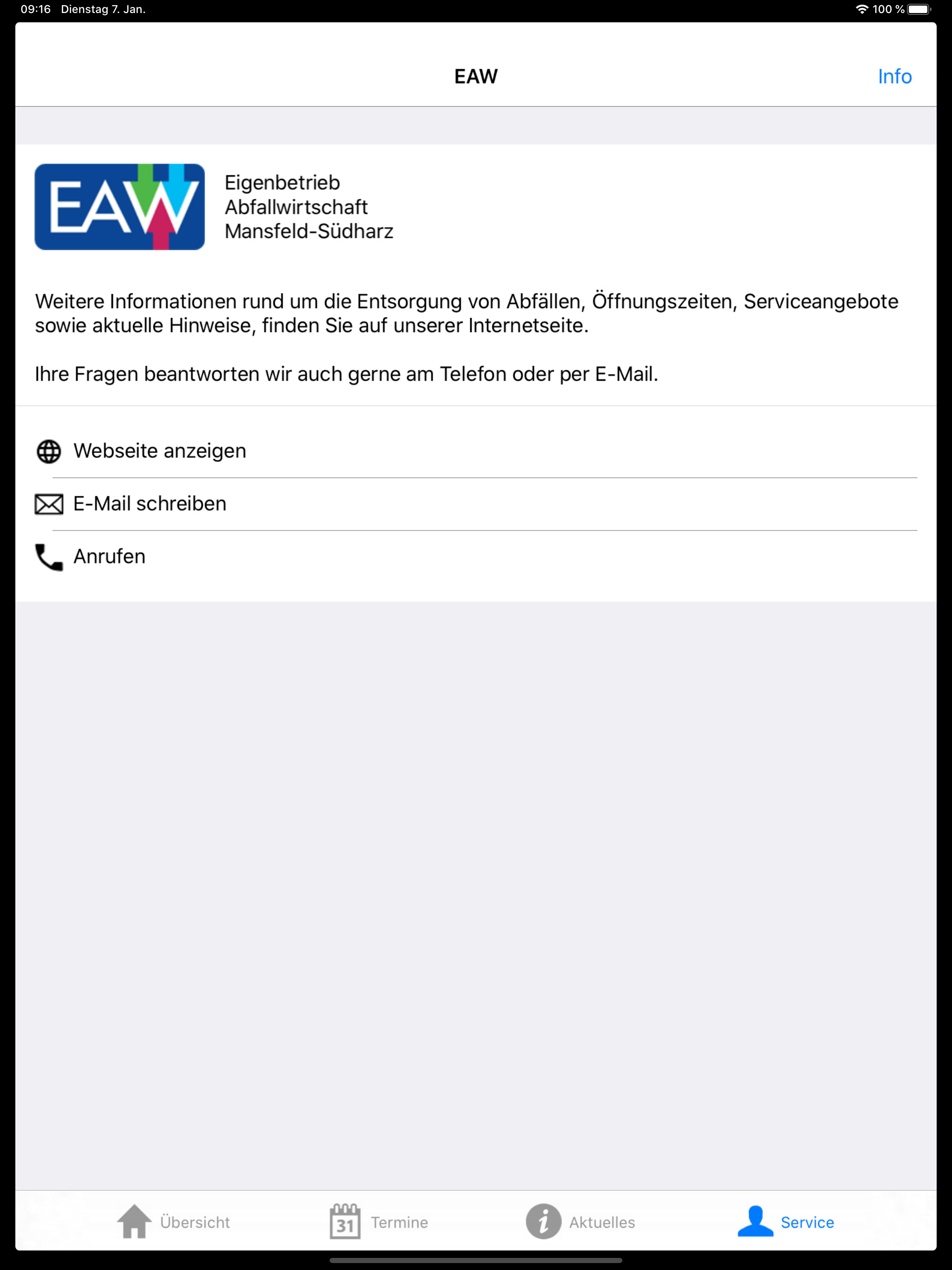 EAW - Abfall Mansfeld-Südharz