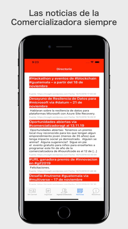 Directorio Comercializadora