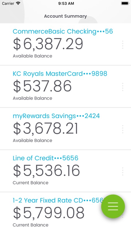 Commerce Bank for iPhone