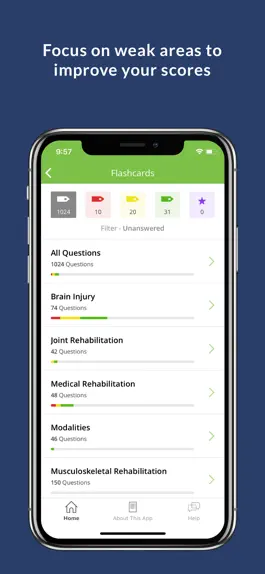 Game screenshot PM&R Board Review Flashcards apk