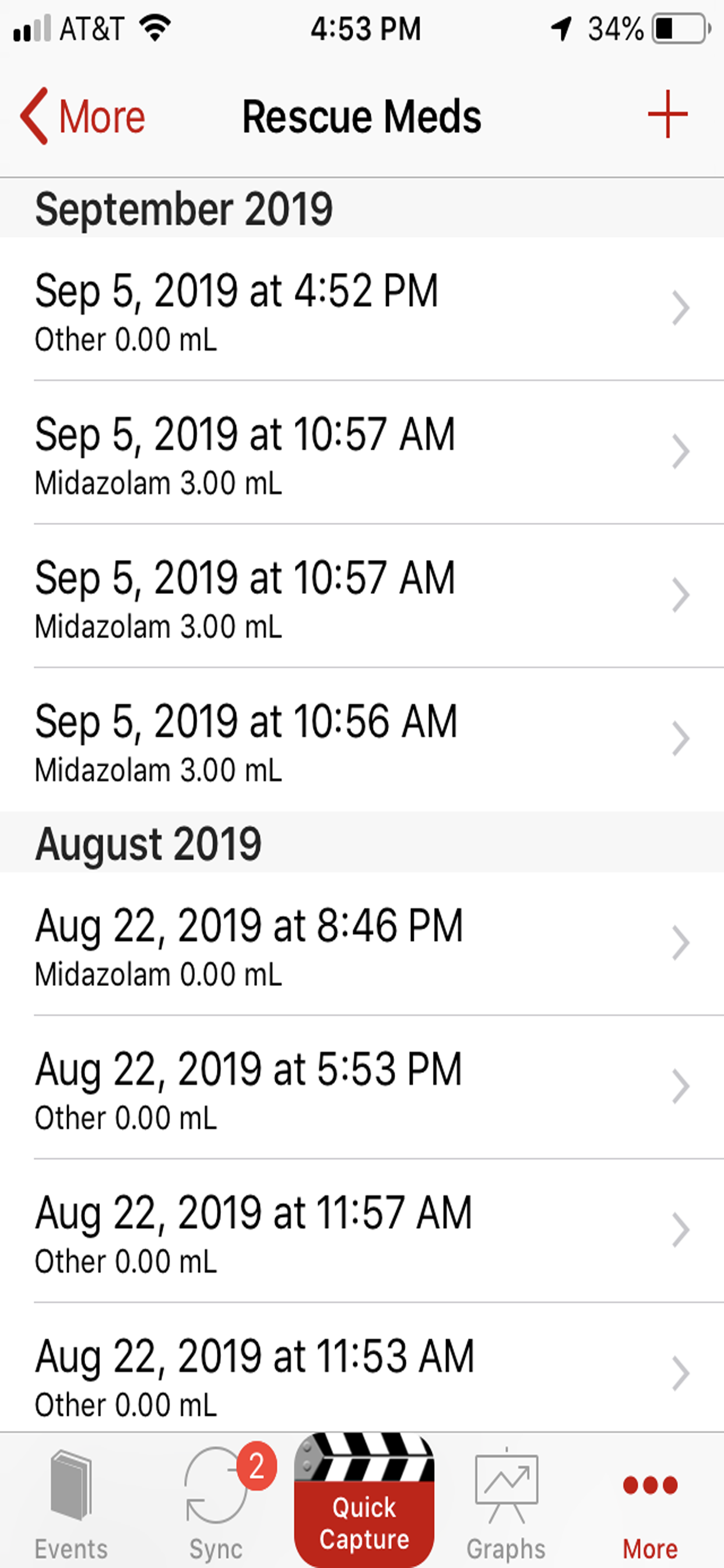 Seizure Tracker