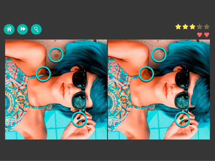 Spot the Differences Game