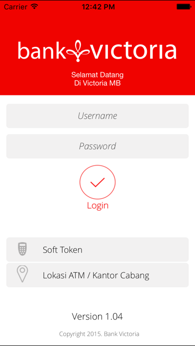 Victoria Mobile Banking Screenshot
