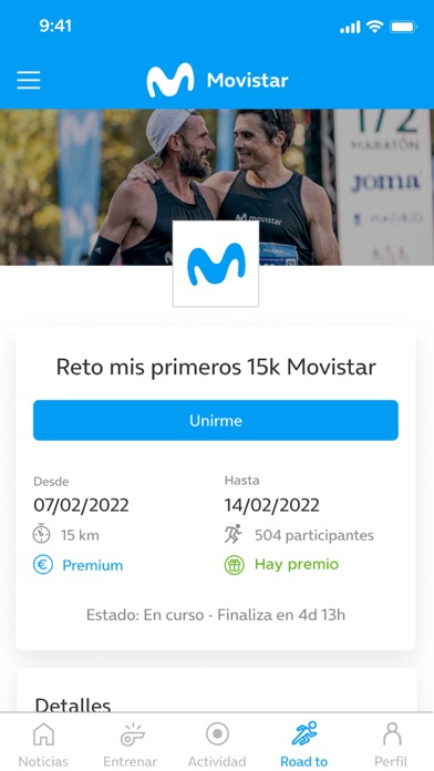 Entrena con Movistar Screenshot