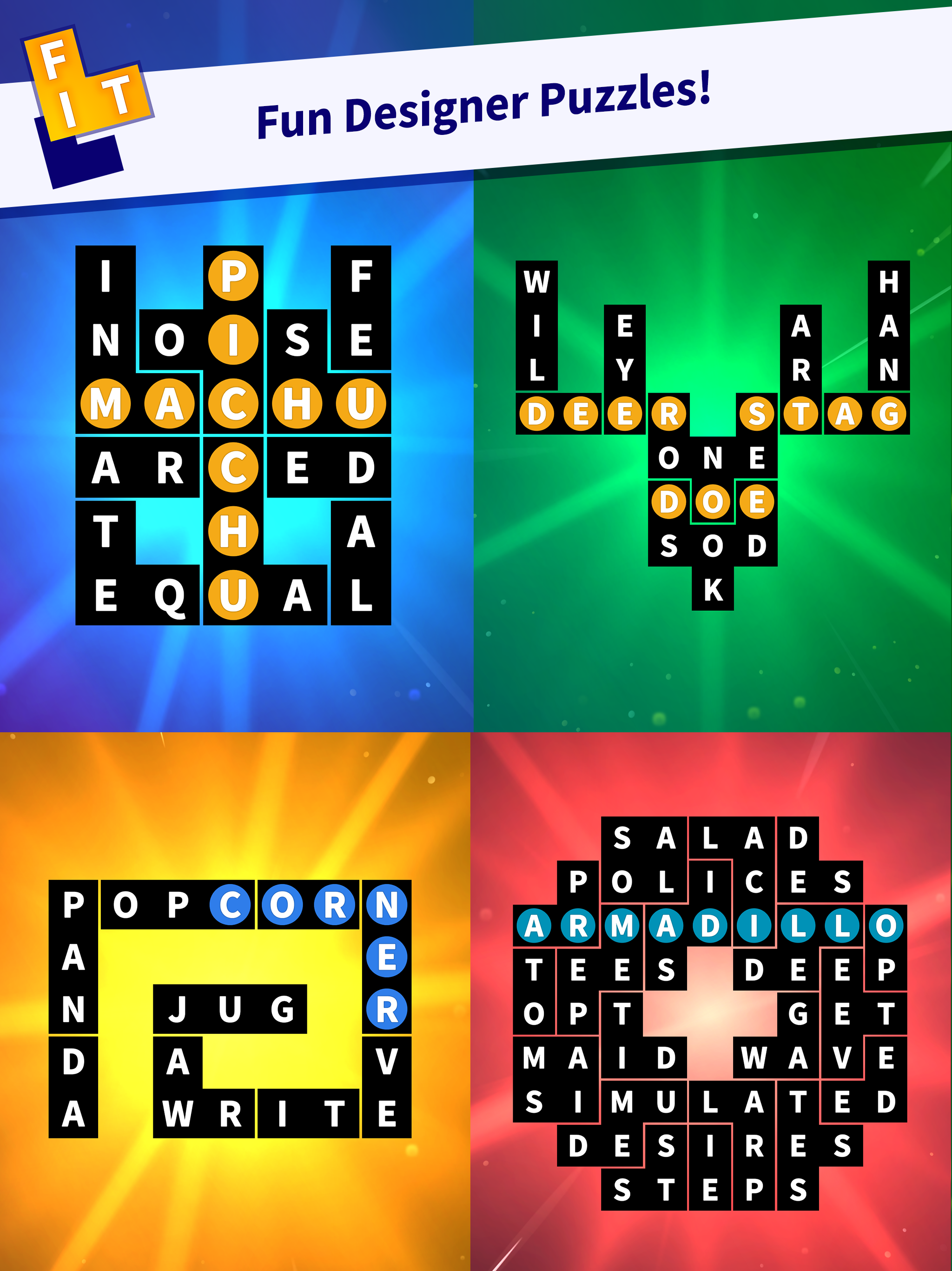 Flow Fit - Word Puzzle