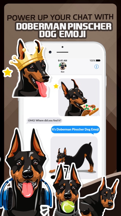 Doberman Pinscher Dog Emoji