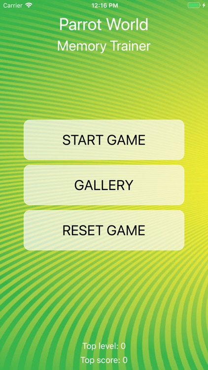 Parrot World Memory Trainer