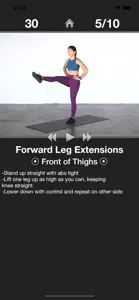 Daily Leg Workout - Trainer screenshot #3 for iPhone