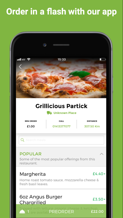 Screenshot #1 pour Grillicious Partick