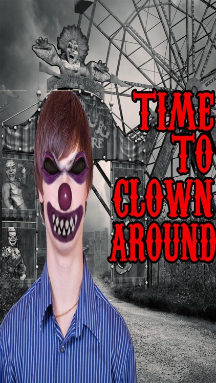 Clown Face - Scary Face Booth screenshot-3