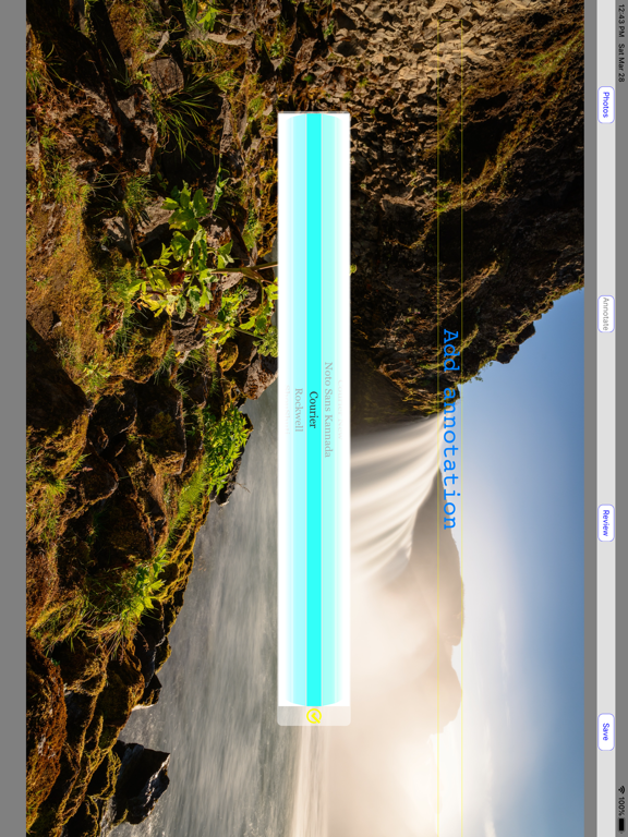 Screenshot #5 for annotatePhoto