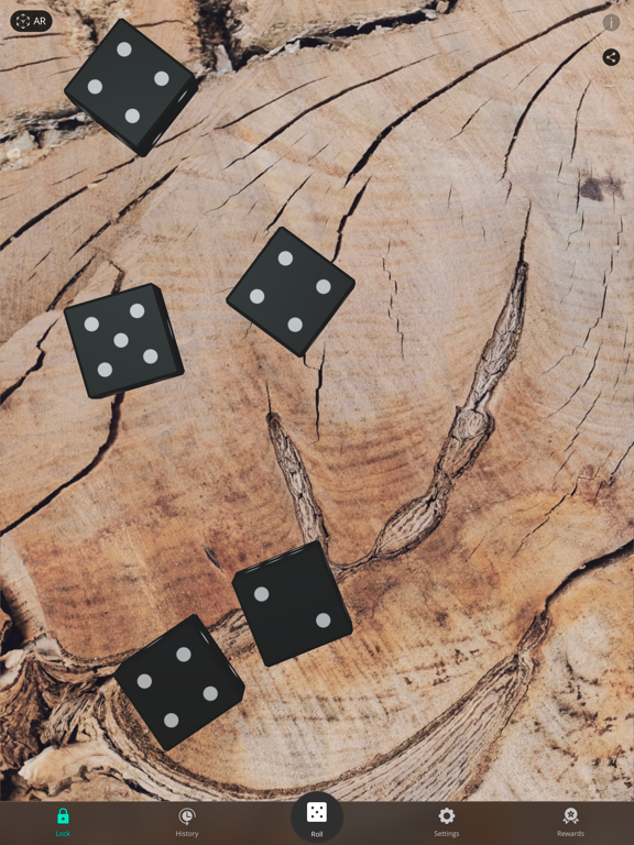DiceRoller AR 骰子摇 iPad screenshot 4 - Games app