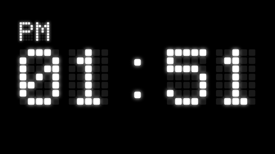 #1. Digital LED Clock (iOS) 由: Kei Suefuji