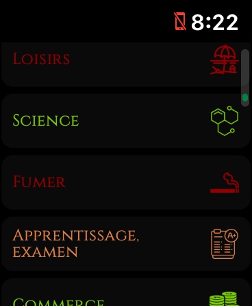 Apple Watch screenshot