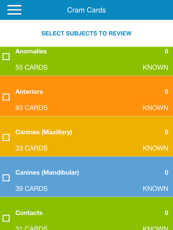 Screenshot #6 pour ADAT Dental Anatomy Cram Cards