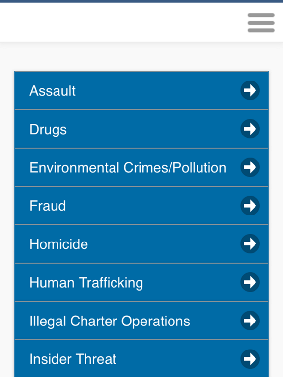 CGIS TIPS iPad screenshot 2 - Utilities app
