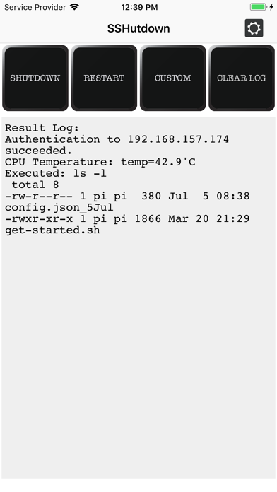 Screenshot #1 pour SSHutdown