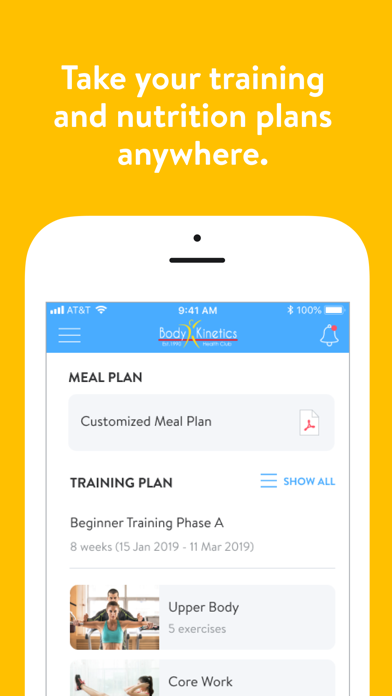 Screenshot #1 pour Body Kinetics Health Club