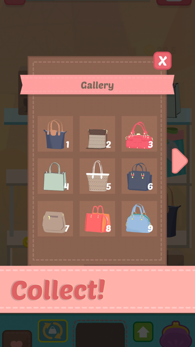 screenshot of Happy Handbags - Click & Merge 5