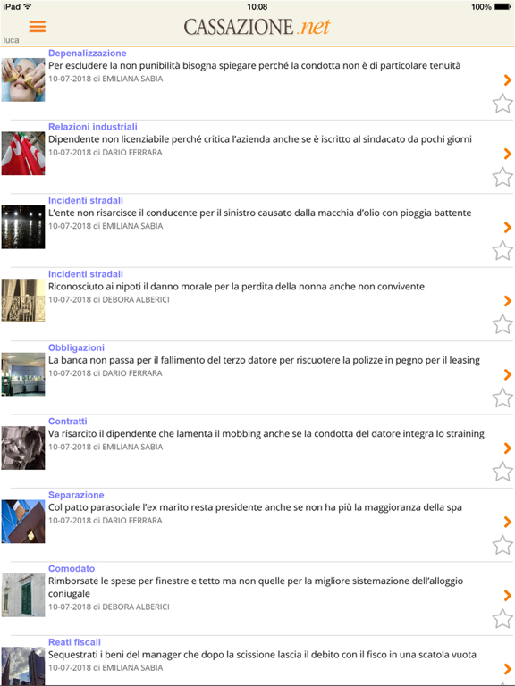Screenshot #4 pour Cassazione.net - News e Codici