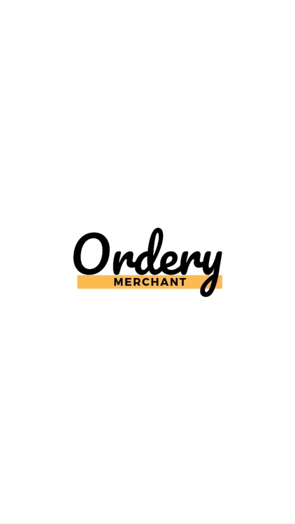 Ordery for Merchants