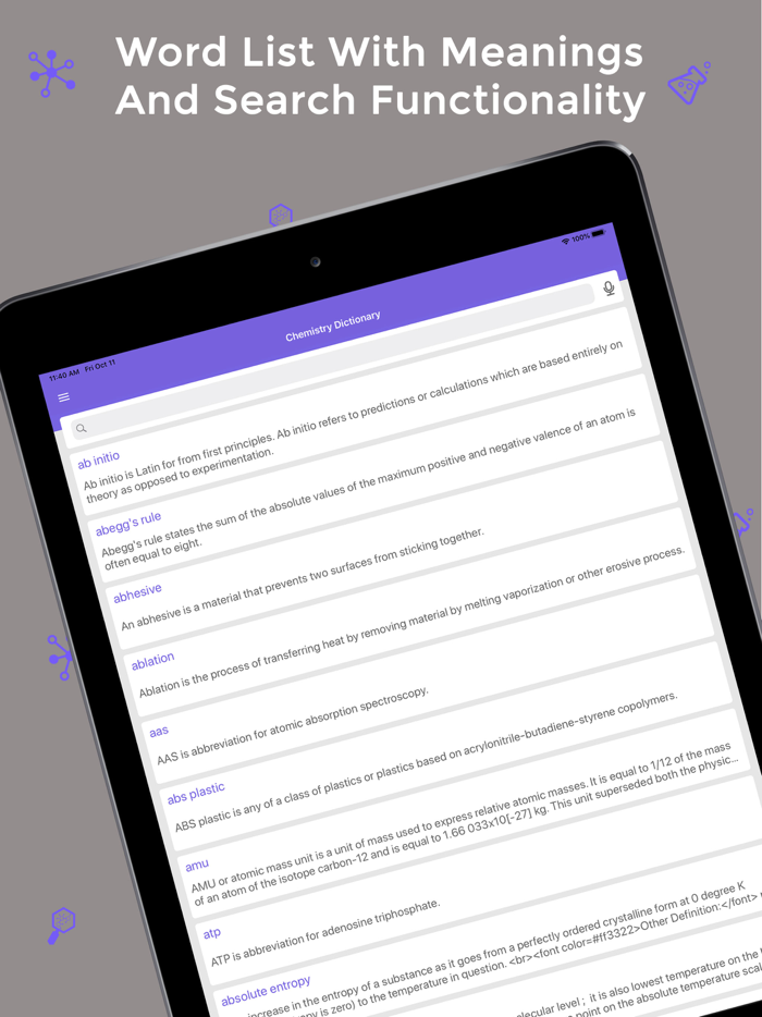 Chemistry Dictionary  Offline