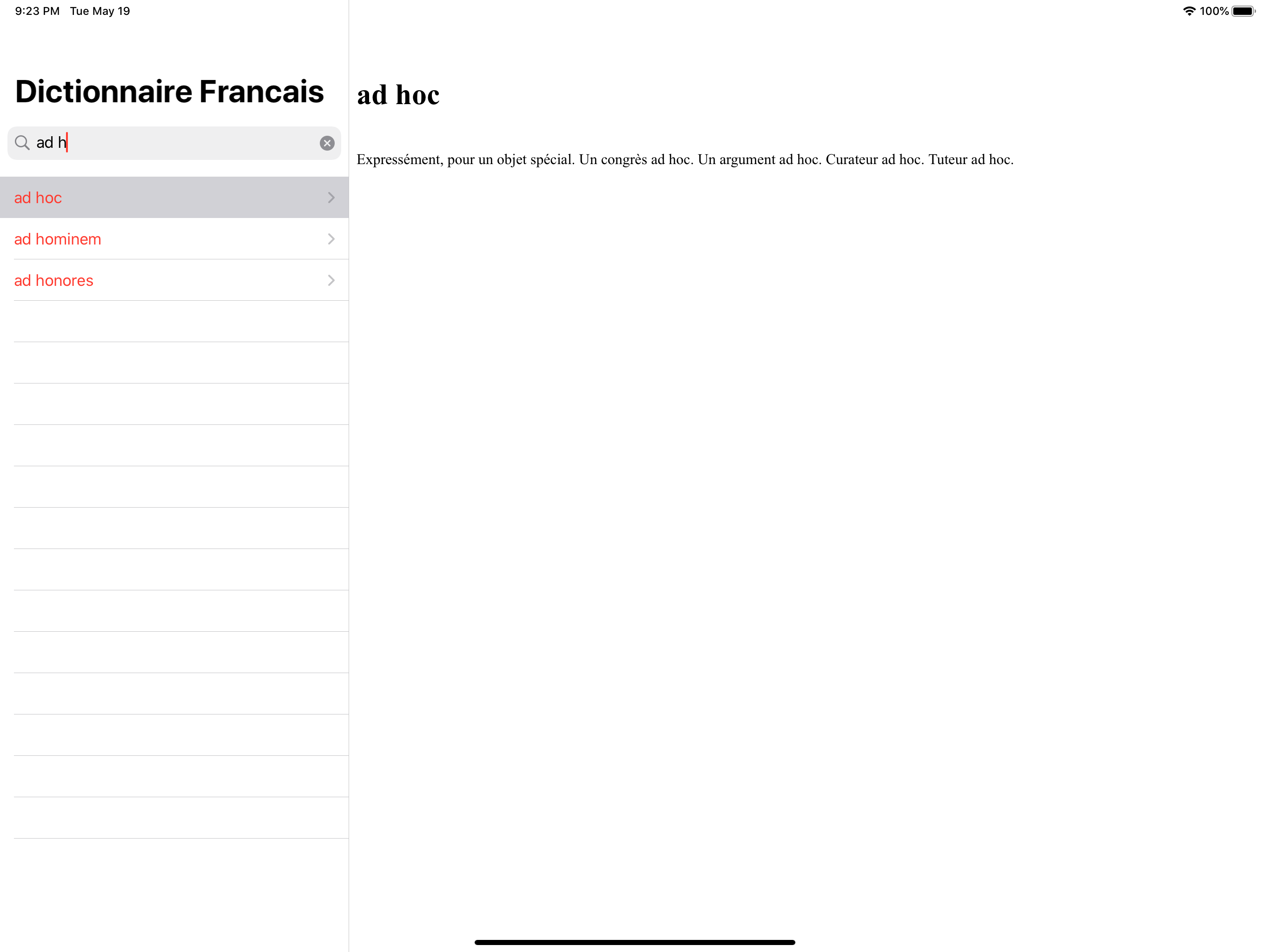 Dictionnaire Français