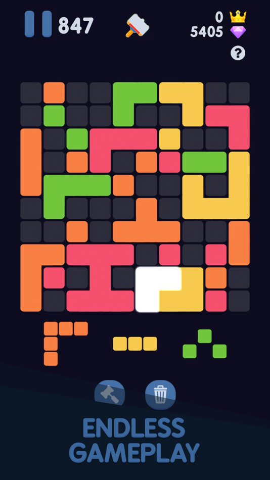 #3. Square Pop - Same Color Block (iOS) โดย: Can Le