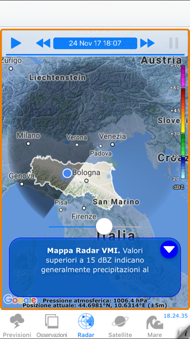 METEO EMILIA ROMAGNA Screenshot