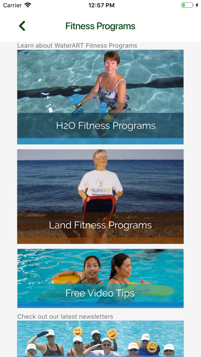 WaterART Fitness Screenshot