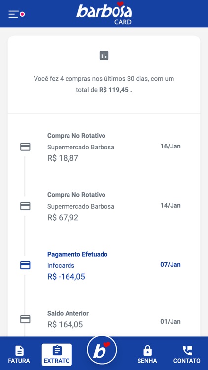 Barbosa Card screenshot-3