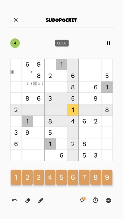 SudoPocket - Sudoku puzzles screenshot-4