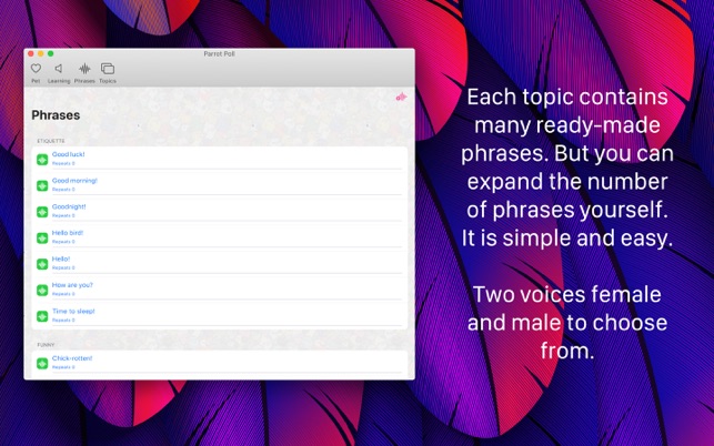 Parrot Poll: learning to speak(圖2)-速報App
