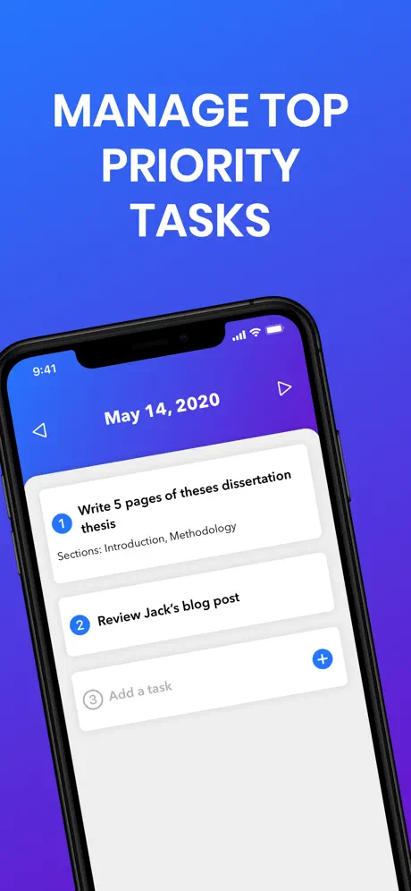 Top 3 Daily task manager