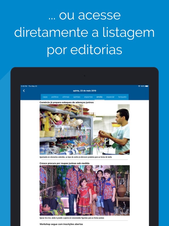 Jornal O Dia - PI iPad screenshot