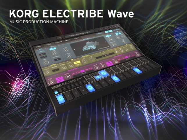 Captura de tela do KORG ELECTRIBE Wave