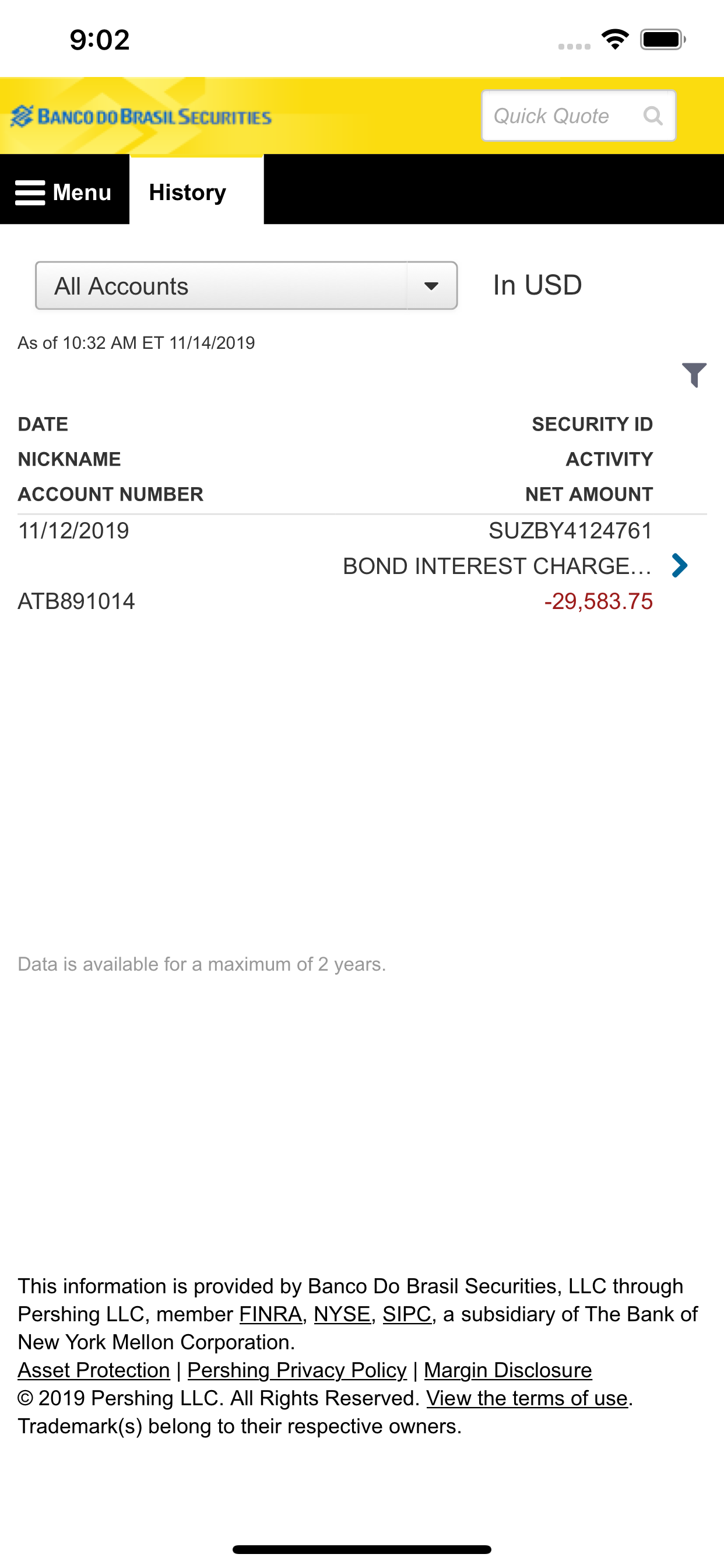 Banco Do Brasil Securities LLC