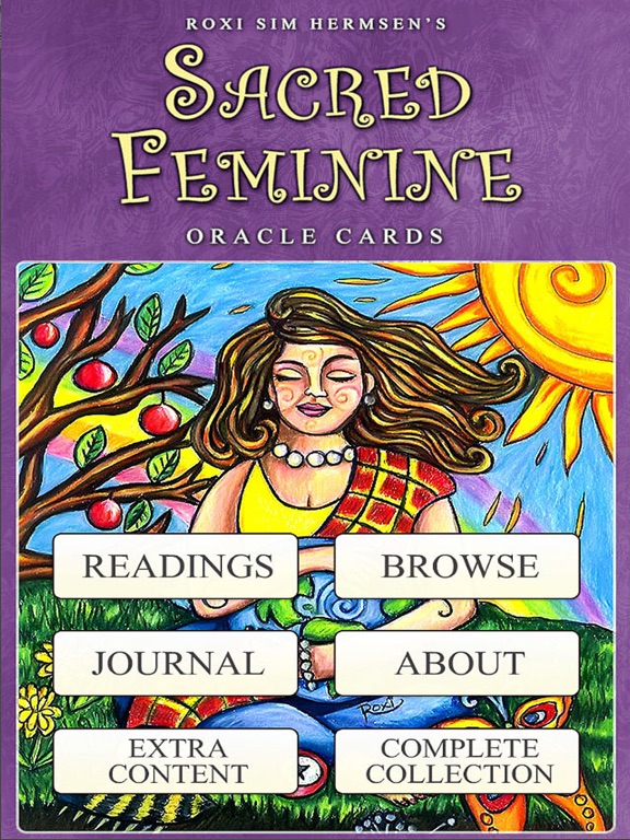Screenshot #4 pour Sacred Feminine Oracle Cards