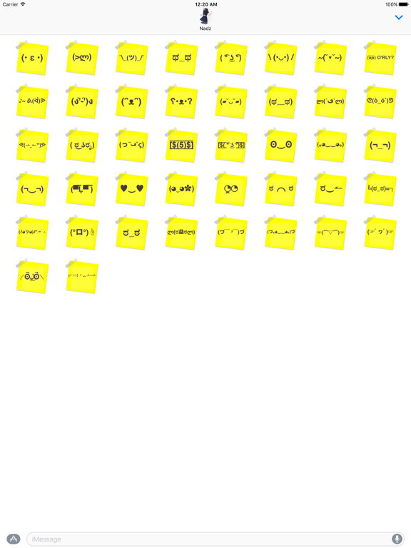 Screenshot #5 pour FaceMoji Notes Stickers