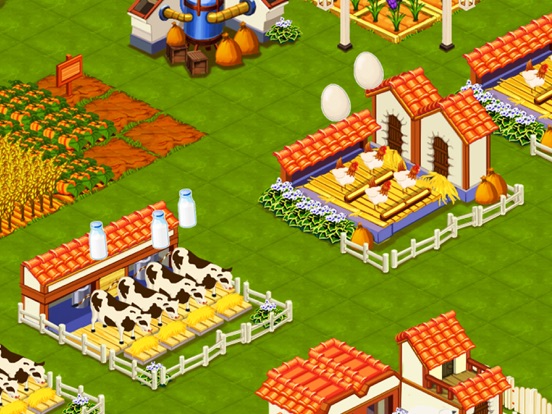 Happy Farm Village iPad app afbeelding 5
