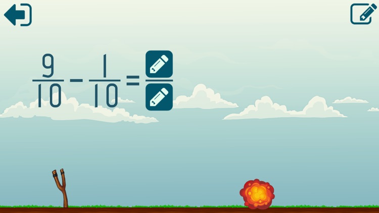 Math Shot Subtract Fractions screenshot-4