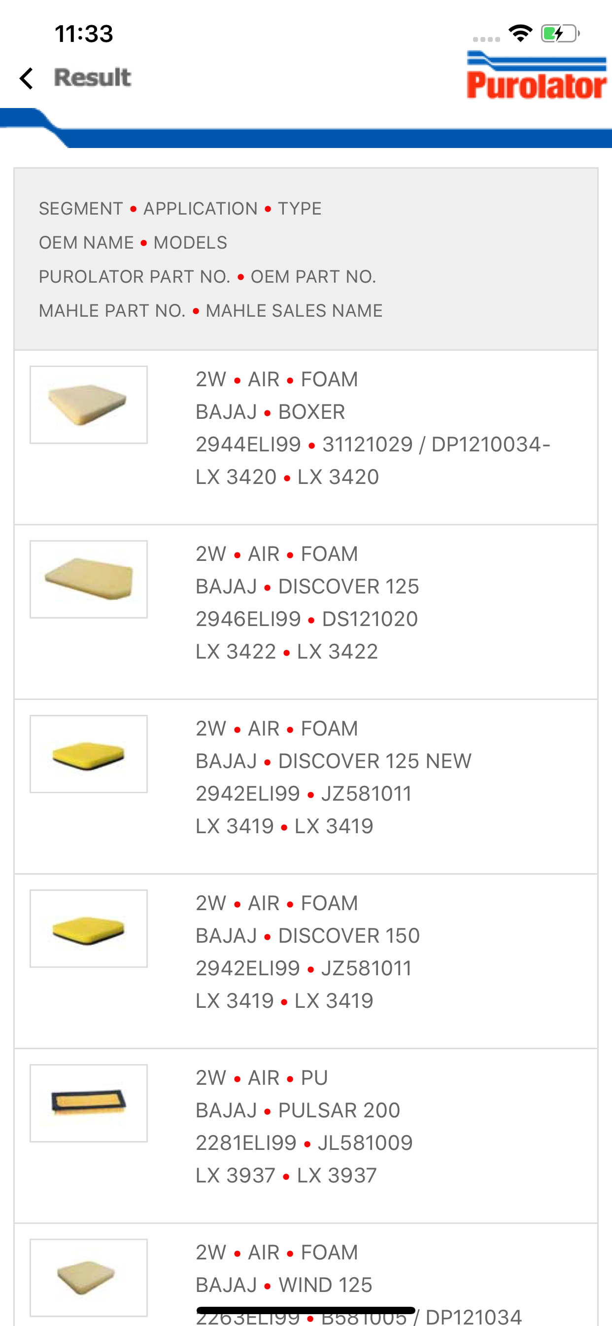 Purolator Filters